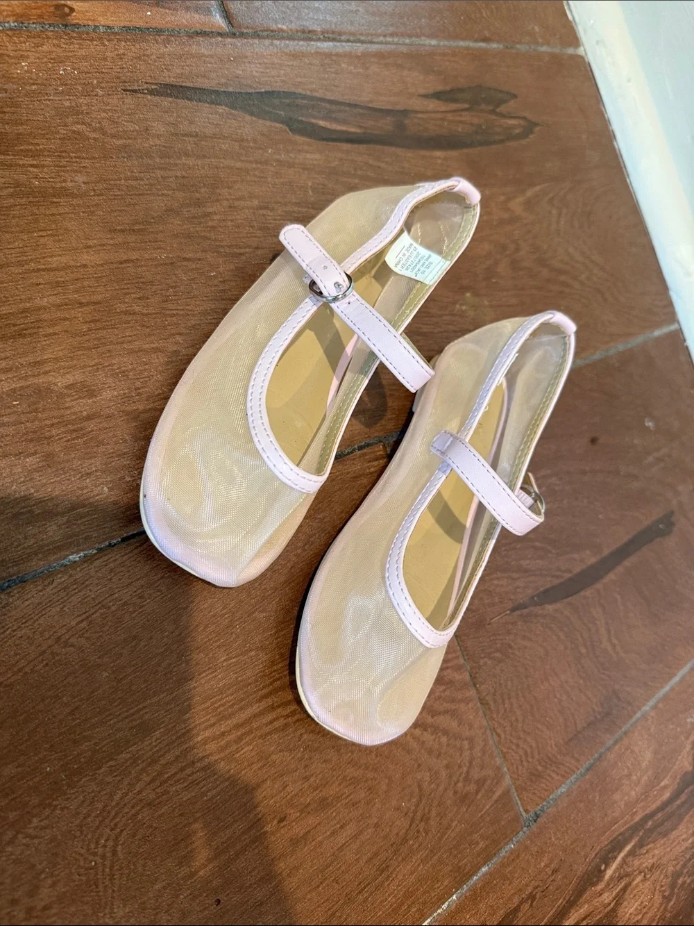 Janie and Jack Light Pink Mary Jane Dress Flats